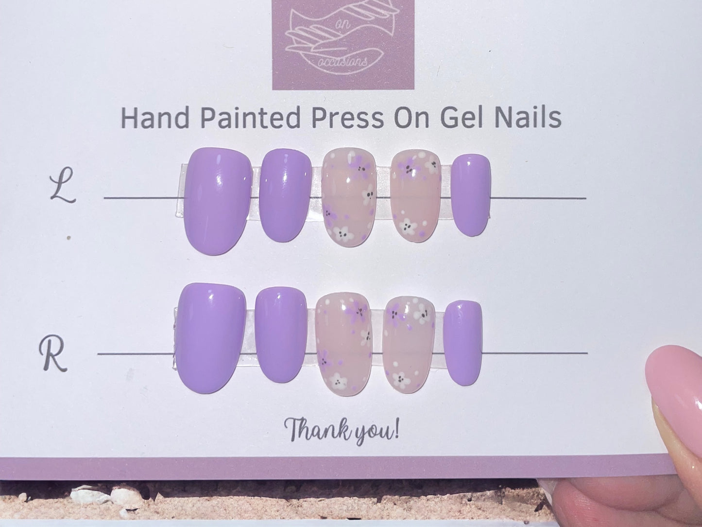 Handmade press on nails | oval shape| summer nails| false nails | beauty gift sets | glue on nails | gel nails | BIAB | purple nails | acrylic nails | salon ready | short gel nails | removable nails | stick on nails | UK free delivery | luxury nails |