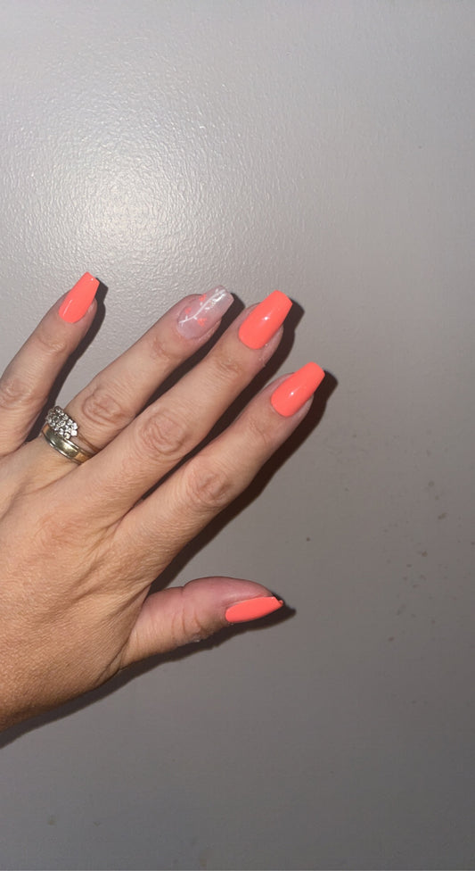 Press On Nails | brides Nails | Short Gel Nails | Acrylic Nails | False Nails | Fake Nails | Thanksgiving Nails | BIAB | Handmade | Removable Nails | Stick on nails | UK free delivery | Summer nails | Nails on occasions | salon ready | coffin shape |