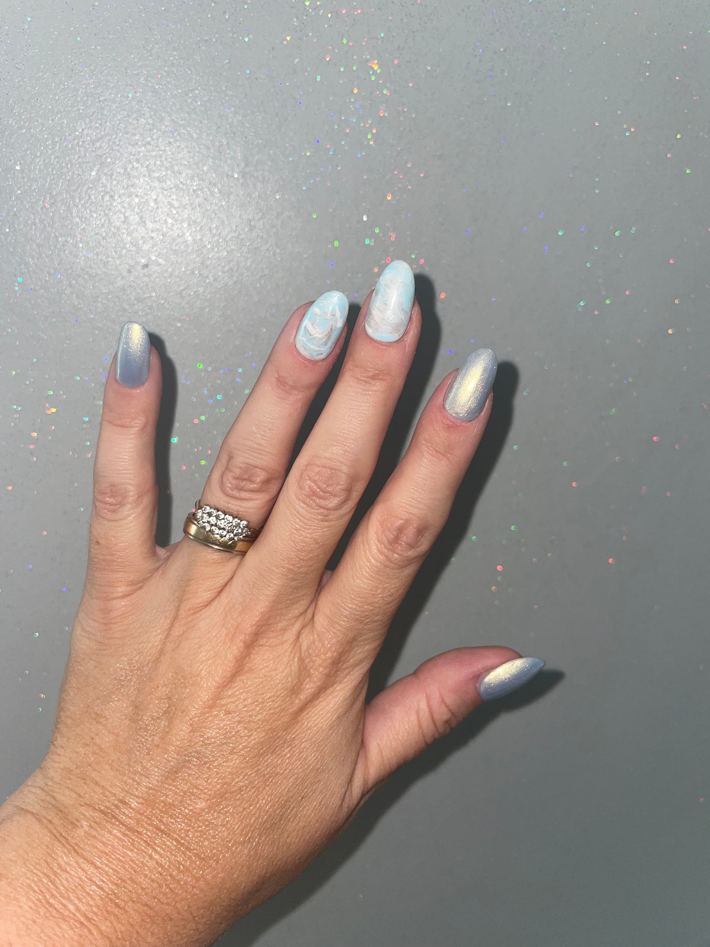 Press on nails | Handmade | pearlescent nails | press on nails | false nails | summer nails | bride to be nails | wedding nails |birthday gift | bridesmaids gifts | BIAB | Acrylic nails | gel nails | salon ready | round shape | nails on occasions | Marble