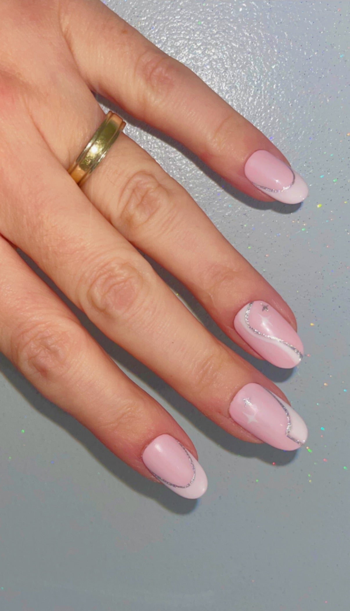 Handmade Gel Press on Nails | Self adhesive | Glue on | Full Cover Nails | Fake Nails | Pink Colour | UK Free Delivery | Luxury Gifts | Gel Nails | Coffin shape | BIAB | Application kit included | Reusable | Durable | Occasion wear | Oval Shape | DIY home