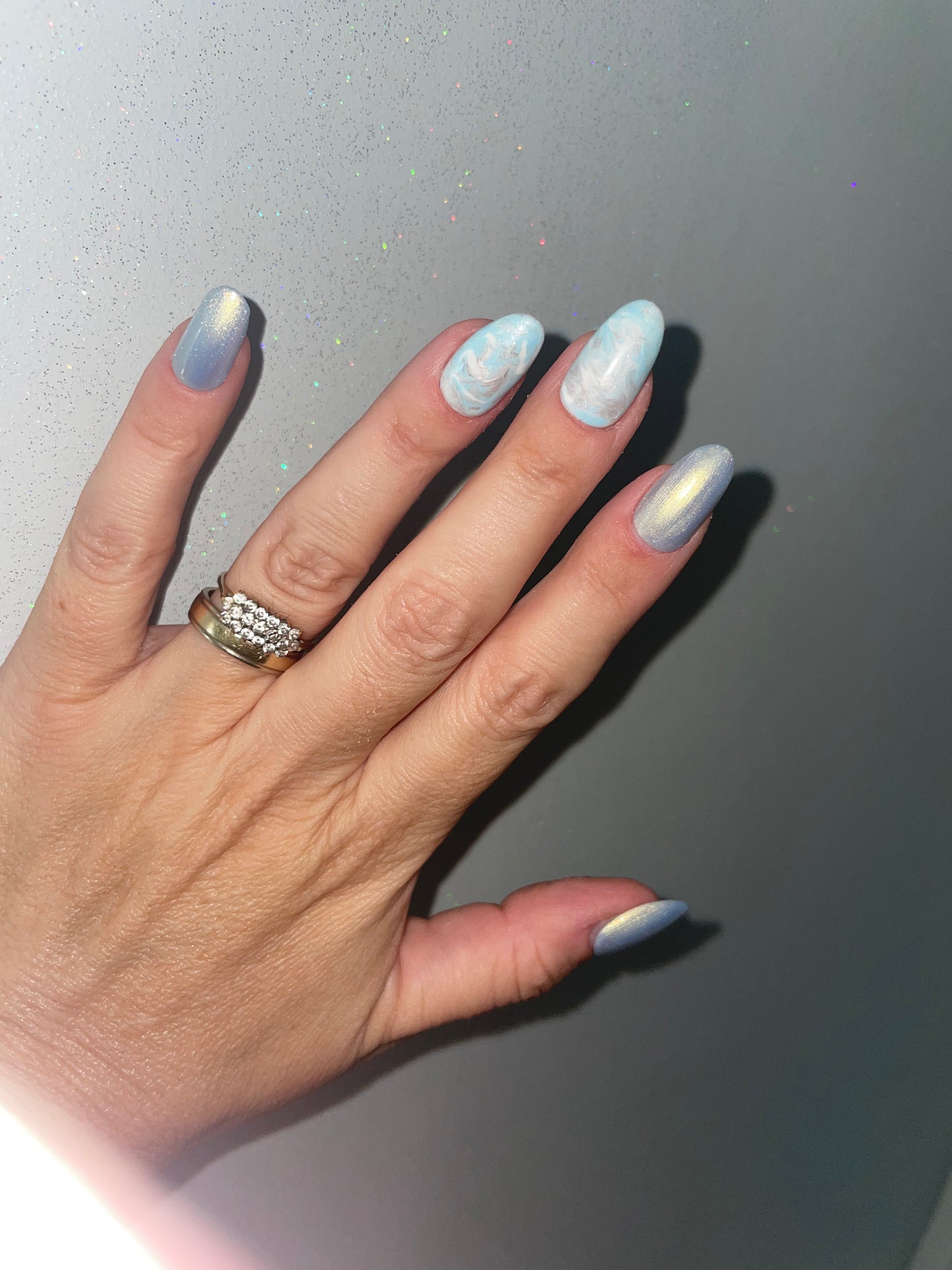 Press on nails | Handmade | pearlescent nails | press on nails | false nails | summer nails | bride to be nails | wedding nails |birthday gift | bridesmaids gifts | BIAB | Acrylic nails | gel nails | salon ready | round shape | nails on occasions | Marble