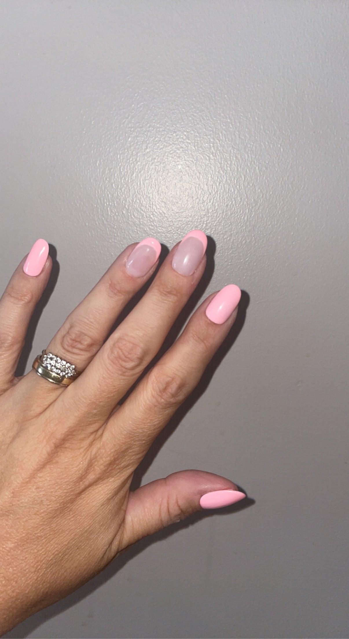 Press On Nails | French Nails | Short pink Gel Nails | Acrylic Nails | False Nails | Fake Nails | bride Nails | BIAB | Handmade | Removable Nails | Stick on nails | UK free delivery | Summer nails | Nails on occasions | salon ready | Oval shape | luxury