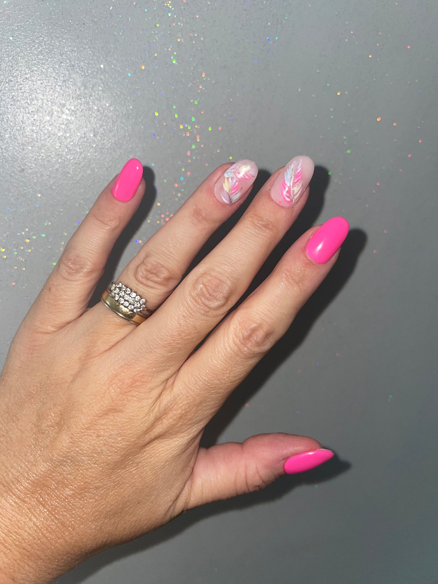 Press On Nails | carnival Nails | Short pink Gel Nails | Acrylic Nails | False Nails | Fake Nails | Thanksgiving Nails | BIAB | Handmade | Removable Nails | Stick on nails | UK free delivery | Summer nails | Nails on occasions | salon ready | Oval shape |