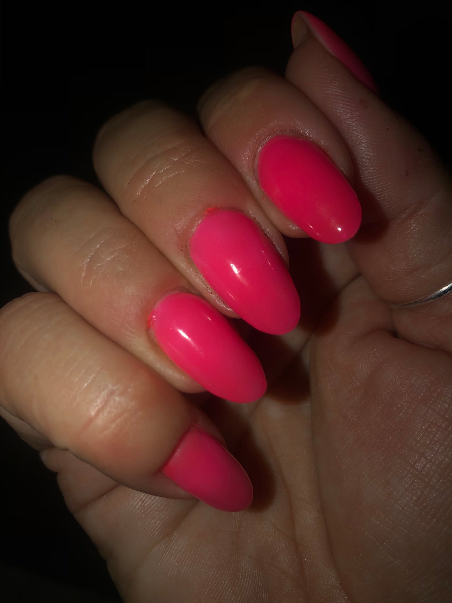 Pink handpainted gel press on nails|fake nails|fashion trend|stick on nails|