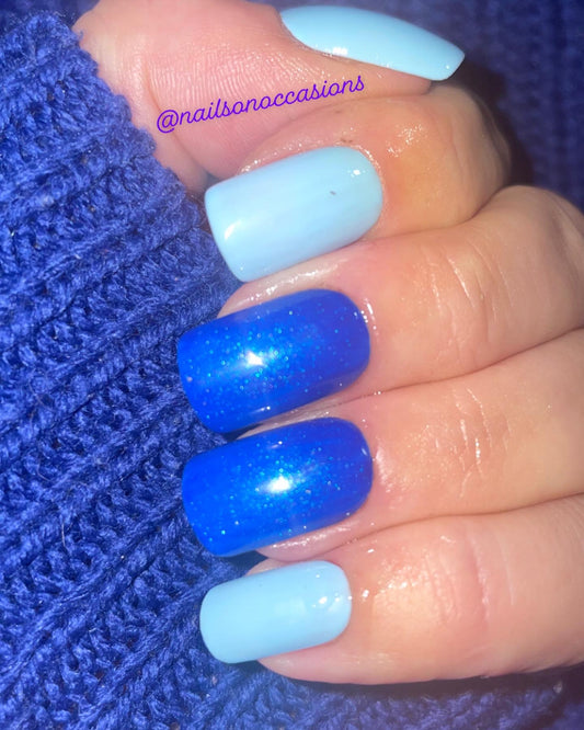 Press On Nails | Autumn Nails |luxury  Nails | Short blue Gel Nails | Acrylic Nails | False Nails | Fake Nails | Thanksgiving Nails | BIAB | Handmade | Removable Nails | Stick on nails | UK free delivery |square nails | Nails on occasions | salon ready |