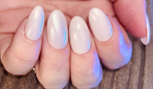 Press On Nails | chrome  Nails | Short pink Gel Nails | Acrylic Nails | False Nails | Fake Nails | Thanksgiving Nails | BIAB | Handmade | Removable Nails | Stick on nails | UK free delivery | Summer nails | Nails on occasions | salon ready | Round shape |